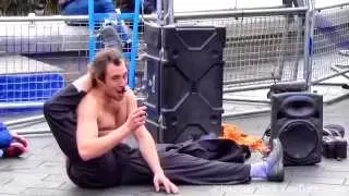 Extreme Contortionist Show in Leicester Square, London