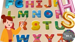 3D ABC PUZZLE | Learn Letters & Phonics | Ms S