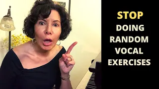 DON’T DO RANDOM VOCAL WARM UP EXERCISES!  You need a plan! #shorts #vocalexercises #singinglessons