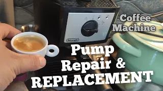 Coffee machine Repair DeLonghi pump replacement