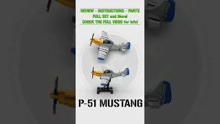 LEGO |WW2| North American P-51 Mustang - 1/35 Scale Scale #lego #moc #afol #fyp #fypシ #shorts #short
