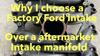 2004 Mustang GT 4.6 Intake replacement and why we chose a factory Ford intake Manifold!