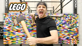 100 LAYERS OF LEGO (DANGER ALERT) UNBREAKABLE WALL