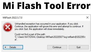 Mi Flash Tool Error Fix  Now Flash Without Error MIUI Fastboot Rom Xiaomi Mi Flash tool error fix