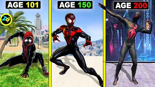 Surviving 200 YEARS As MILES MORALES in GTA 5