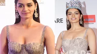 Miss World Manushi Chillar Looking Gorgeous At Filmfare