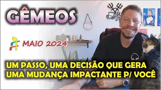 GÊMEOS ♊ MAIO ⚡ UM PASSO, UMA DECISÃO Q TRAZ UM DEZ DE OUROS E MUITAS MUDANÇAS!