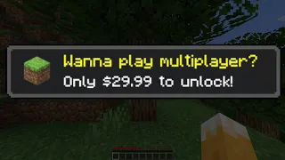 If Minecraft Was Free To Play...