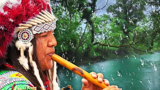 Rain & Flutes - Native American Flute Music for Sleeping, Studying, Reading, Deep Sleep