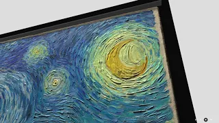 MoMA Published Van Gogh's Starry Night in 3D on Sketchfab