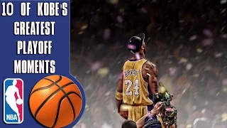 10 of Kobe Bryant's greatest playoff moments