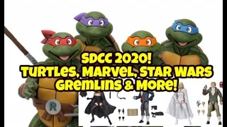 SDCC 2020 Reveals NECA Ninja Turtles, NECA Gremlins, Marvel Legends, Star Wars Black Series!