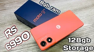 Moto G04 Unboxing | First Impressions 🔥| 8gb ram | 128gb storage | 16mp camera