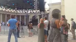 Optimystica Orchestra - Пока-пока @ Зелёный театр ВДНХ 01.08.2014