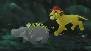 The Lion Guard Battle For The Pridelands - Escaping The Lair Scene [HD]