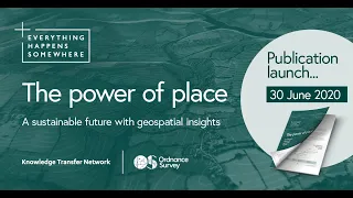 Geospatial SIG | #ThePowerOfPlace Webinar Series - The Innovation Landscape