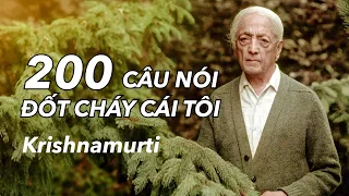 200 câu nói ĐỐT CHÁY CÁI TÔI của Krishnamurti