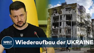 UKRAINE-KRIEG: Selenskyj fordert Tempo beim Wiederaufbau - Bisher rund 720 Mrd. Euro Kriegsschäden