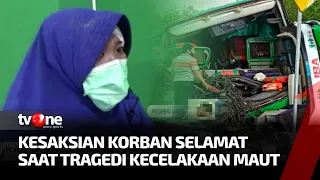 Korban Selamat Ceritakan saat Detik-detik Tragedi Kecelakaan Maut Bus Pariwisata di Bantul | tvOne