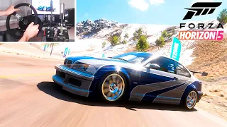 TUNING DRIFT 2002 BMW M3-GTR Forza Horizon 5 Thrustmaster T300RS