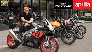 รีวิว Aprilia RSV4 และ Moto Guzzi บิ๊กไบค์ สัญชาติ Italy ค่าเซอร์วิสศูนย์ถูกมาก ที่ MOTOPLEX