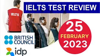 25 February 2023 IELTS Test Review By Asad Yaqub