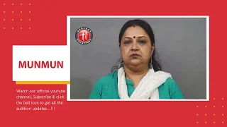 Audition of Munmun (47, 5'4") For a Bengali Movie | Kolkata | Tollywood Industry.com