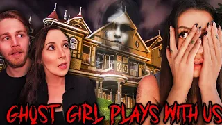 PSYCHIC PLAYS HIDE & SEEK CLAP w/ GHOST (Winchester Mystery House)