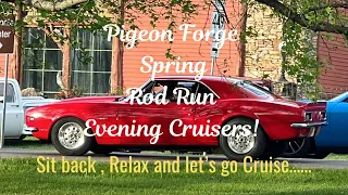 Pigeon Forge Spring Rod Run - Evening Cruising on The Parkway - Pigeon Forge, TN