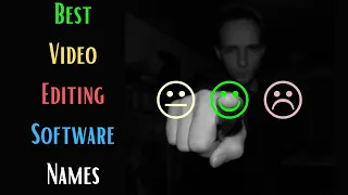 Best and easy video editing software names| Top video editing software names for beginners|