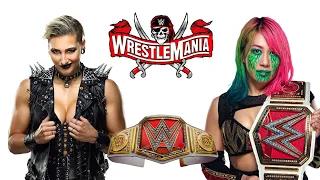 FULL MATCH - Rhea Ripley vs Asuka - Raw Women's championship: Wrestlemania 37