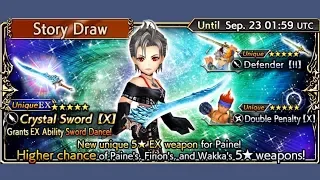 Dissidia Final Fantasy: Opera Omnia - Paine EX Banner Draw Pulls