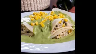 CREPAS POBLANAS DE POLLO