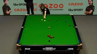 Zhao Xintong vs Mink Nutcharut Cazuu Champion Of Champions #lengendaryescape #snooker2022