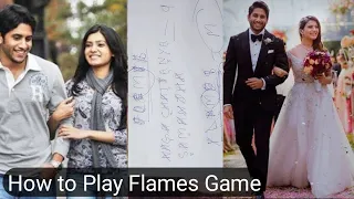 How to Play FLAMES Game in Telugu by #Hemanth