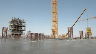 Al Lusail city football Stadium construction in Qatar