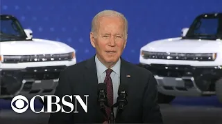 Biden pushes infrastructure deal in Detroit