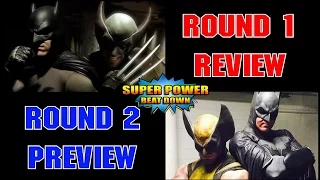 BATMAN vs WOLVERINE 1 & 2!!! (Super Power Beat Down Review and Preview)