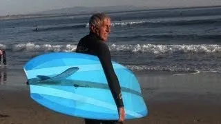 Surfing Santa Cruz -  Nose Ride of the day!