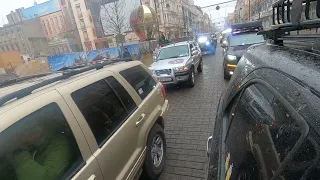 WOŚP Łódź moto Błoto . szarża po Piotrkowskiej od kuchni jak to wygląda