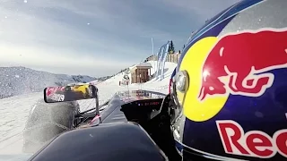 Max Verstappen onboard F1 Show Run in the Snow