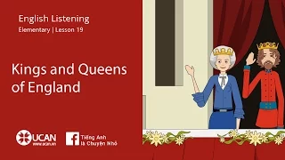 Learn English Via listening | Pre Intermediate - Lesson 19. Kings and Queens of England