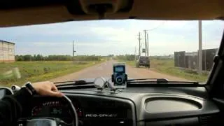 ВАЗ 2114 разгон 0,7 Bar TURBO 200 л с тест 0-100 8,5 GPS динамика