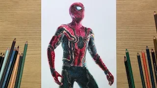 Iron Spider drawing (캐릭터 드로잉 : 아이언 스파이더맨)