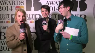 Dan & Phil with Tom Odell, Ricky Wilson, Chlöe Howl and Joe Swash | BRITs Nominations 2014