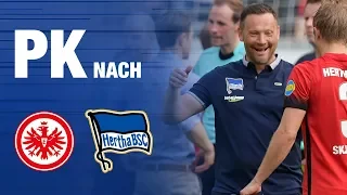 PK NACH AUSWÄRTSSIEG IN FRANKFURT - Hertha BSC - Berlin - 2018 #hahohe