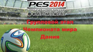 PES 2014. World Challenge. Групповой этап ЧМ. Сборная Дании. Group stage Denmark.