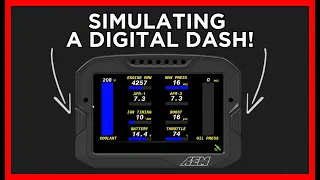 How To SIMULATE A CD Digital Dash On Your PC!