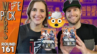 I'VE NEVER SEEN THIS BEFORE! WIFE PACK WARS: ROUND 161 - 2022 Prizm Football FANATICS Blaster Boxes!