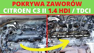 Replacing the valve cover gasket / intake manifold / breather 1.4 HDI - Citroen C3 II 2010 8HZ